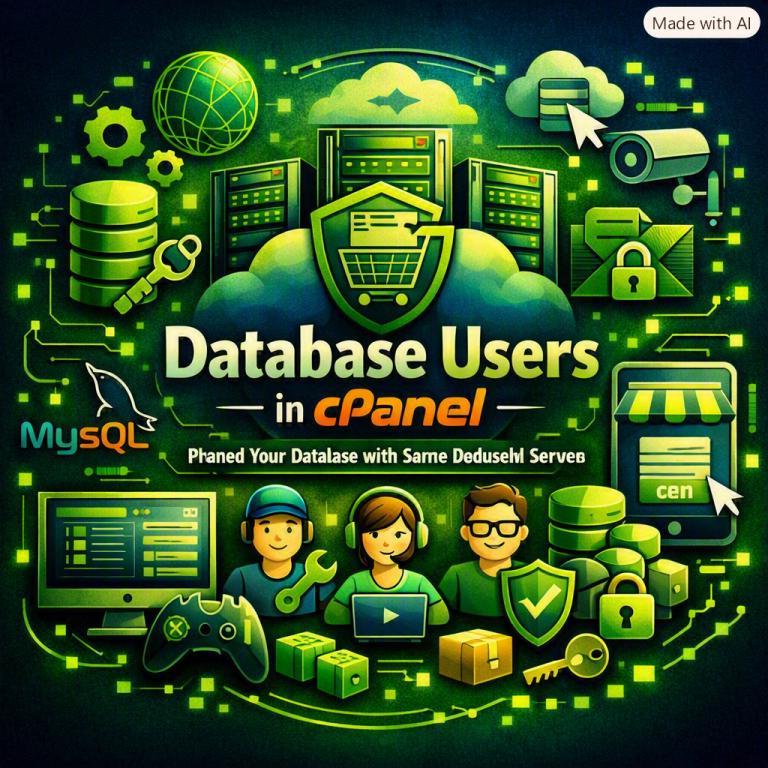 Database Users in CPanel